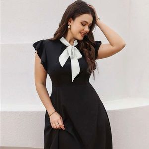 Knee length, very classy never worn